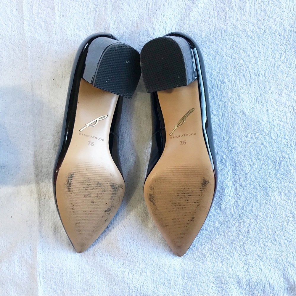 SOLD Brian Atwood Pointed Toe Pumps Heel Ombre - Picture 6 of 6